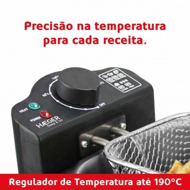 Fritadeira HAEGER DF-3SS.020A Fritadeira HAEGER DF-3SS.020A
