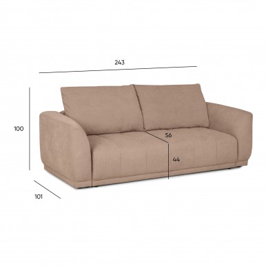 Sof 3 lugares JOM Austin