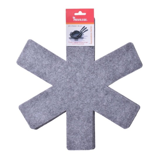Conj.3 protec�es frigideiras JOM PRIVILEGE - Image product