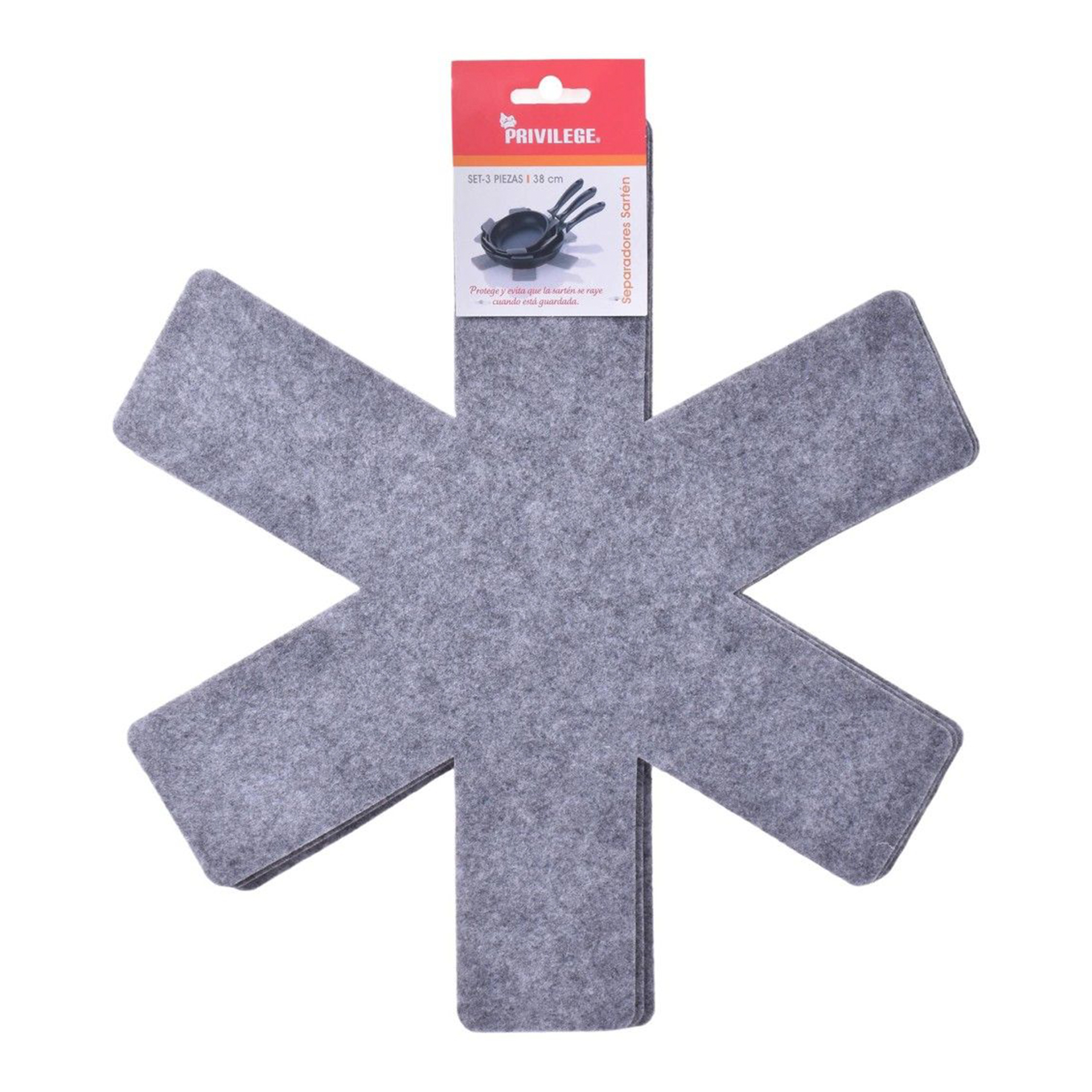 Conj.3 protecões frigideiras JOM PRIVILEGE