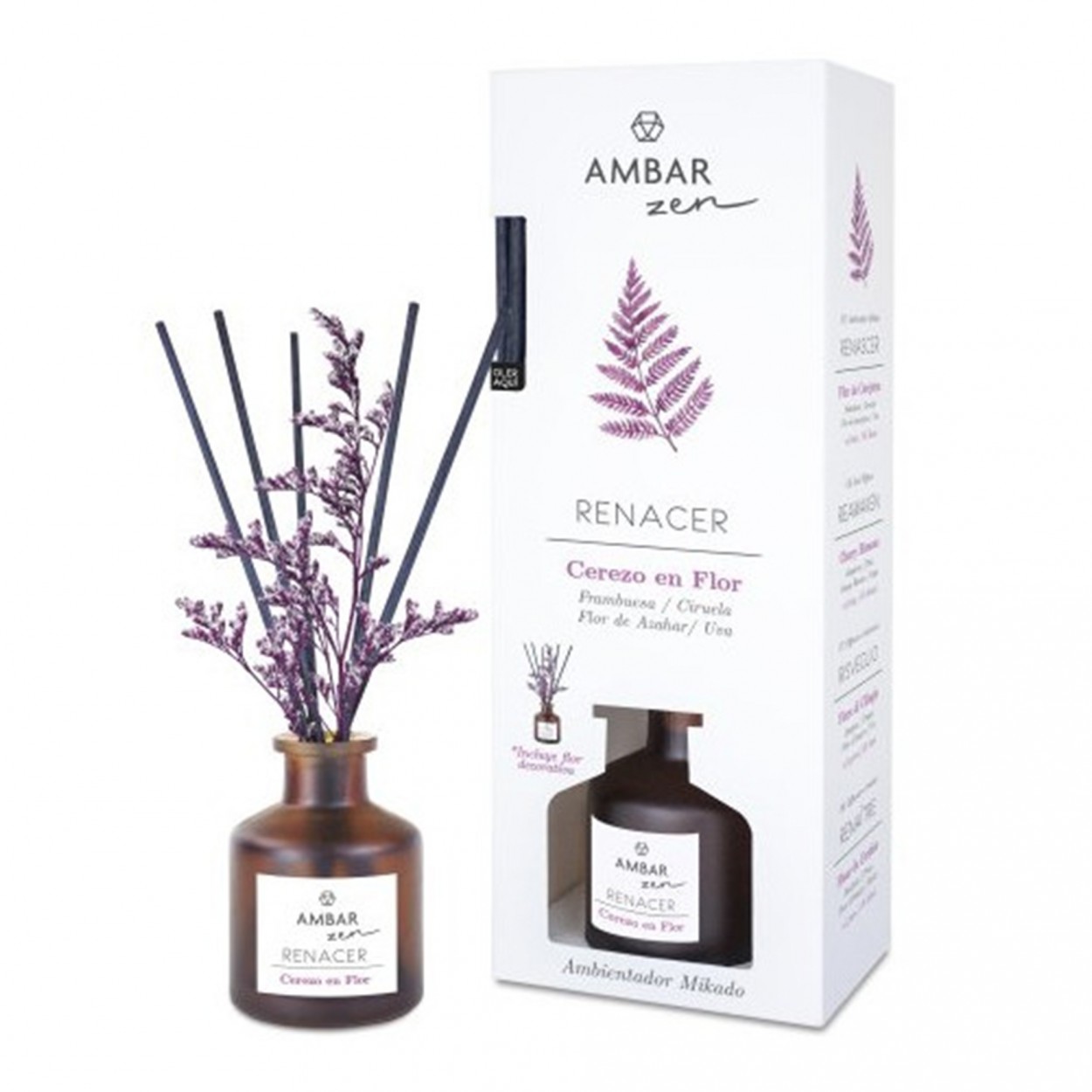 Ambientador mikado AMBAR ZEN RENACER