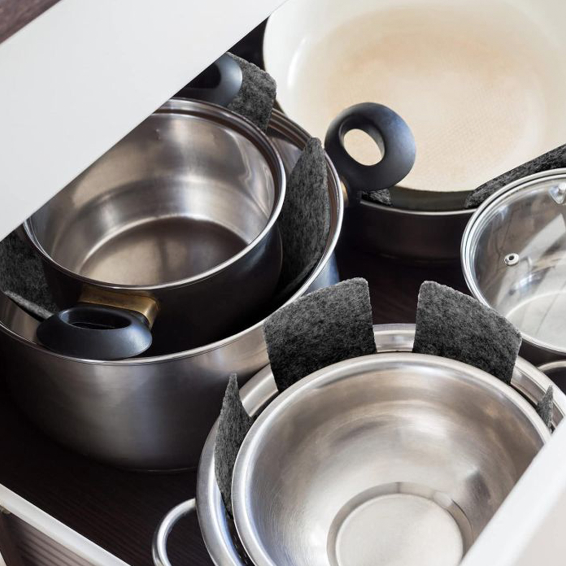 Conj.3 protecões frigideiras JOM PRIVILEGE