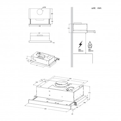 Exaustor Vox PIO6L03IX