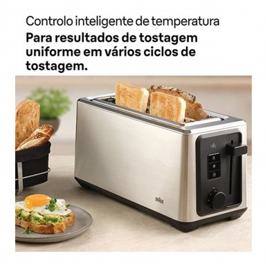 Torradeira BRAUN HT5220BK Torradeira BRAUN HT5220BK