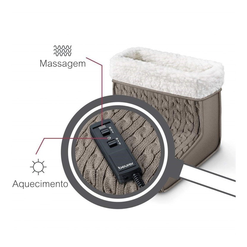 AQUECEDOR PES C/ MASSAGEM BEURER FWM45
