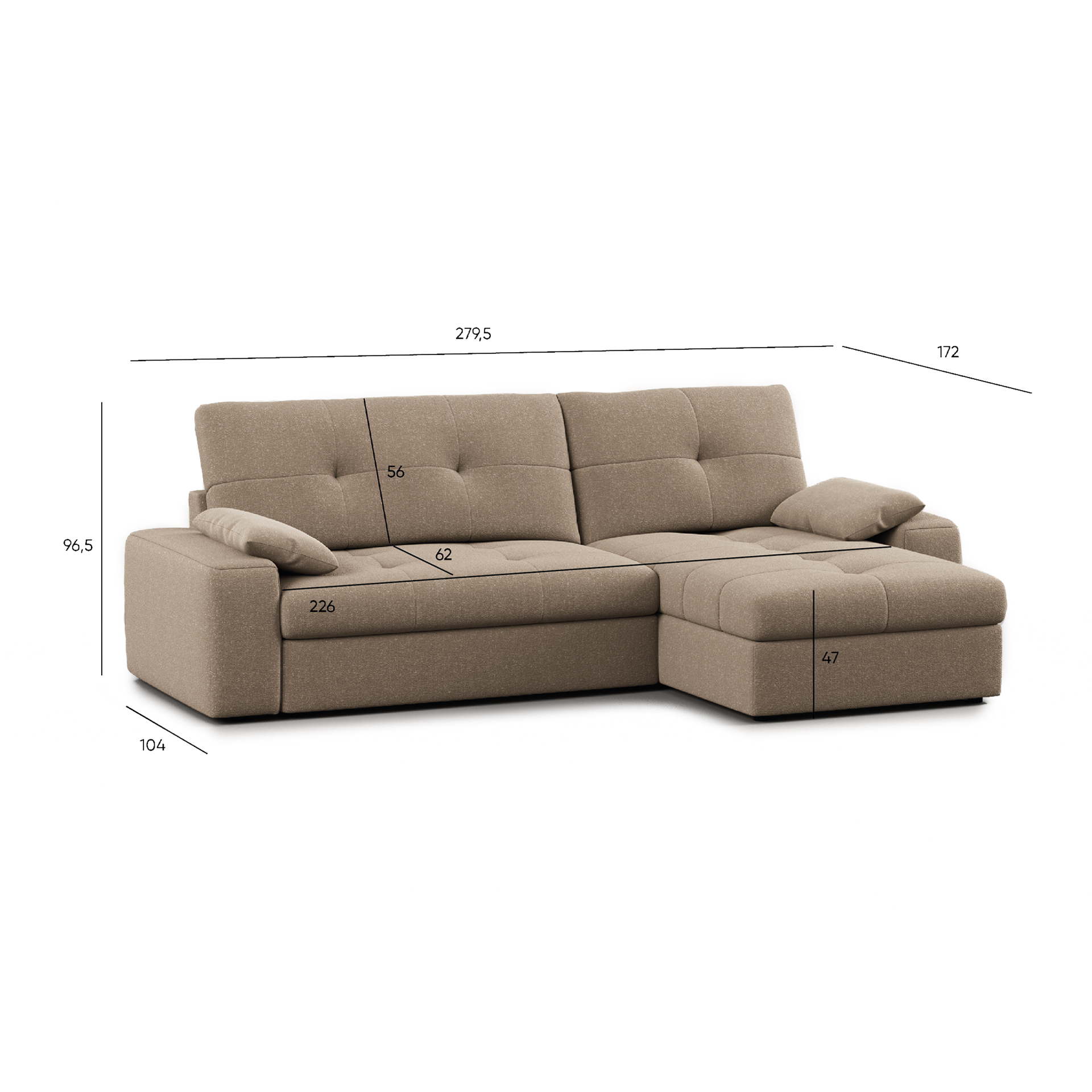 Sofa de chais JOM Juan