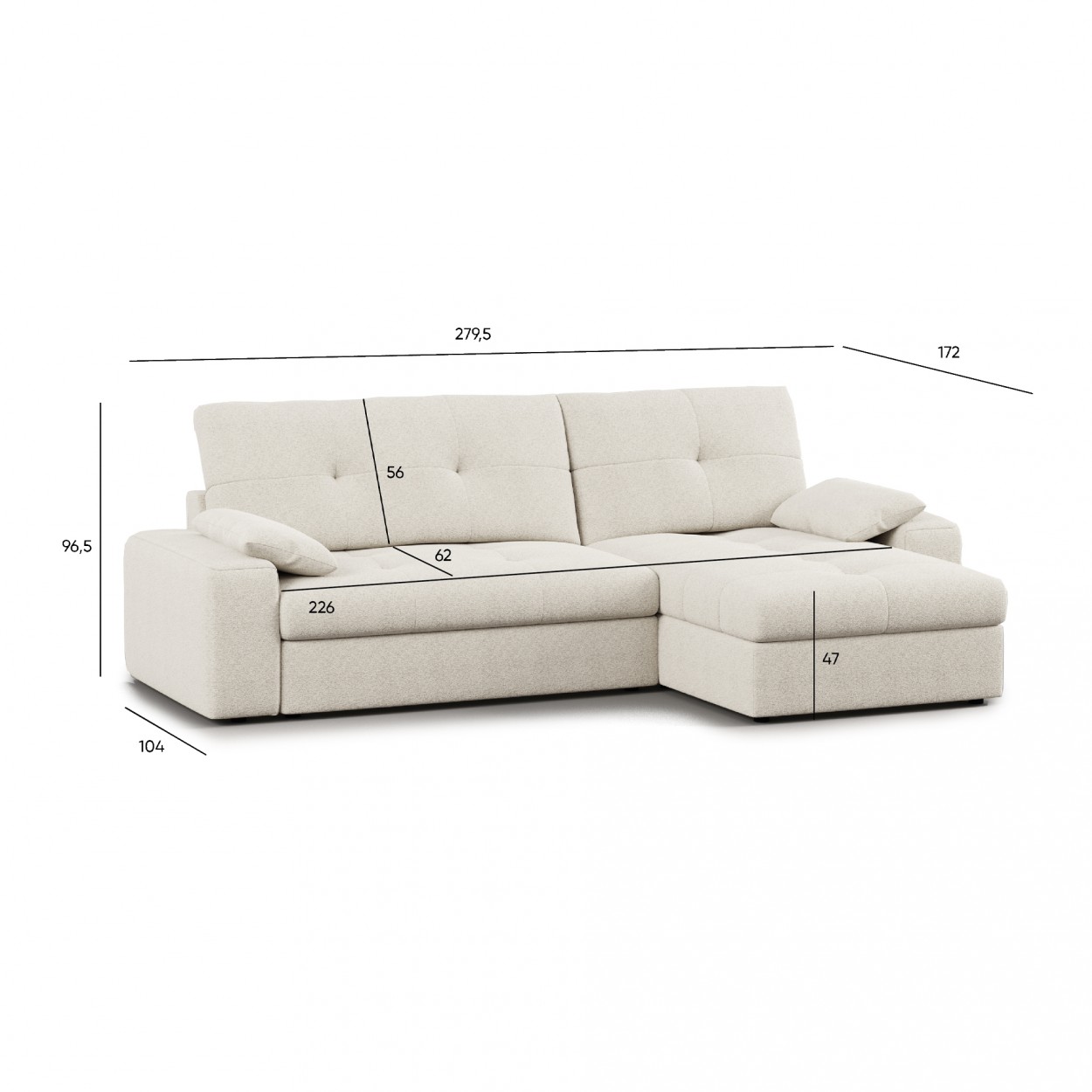Sofa de chais JOM Juan