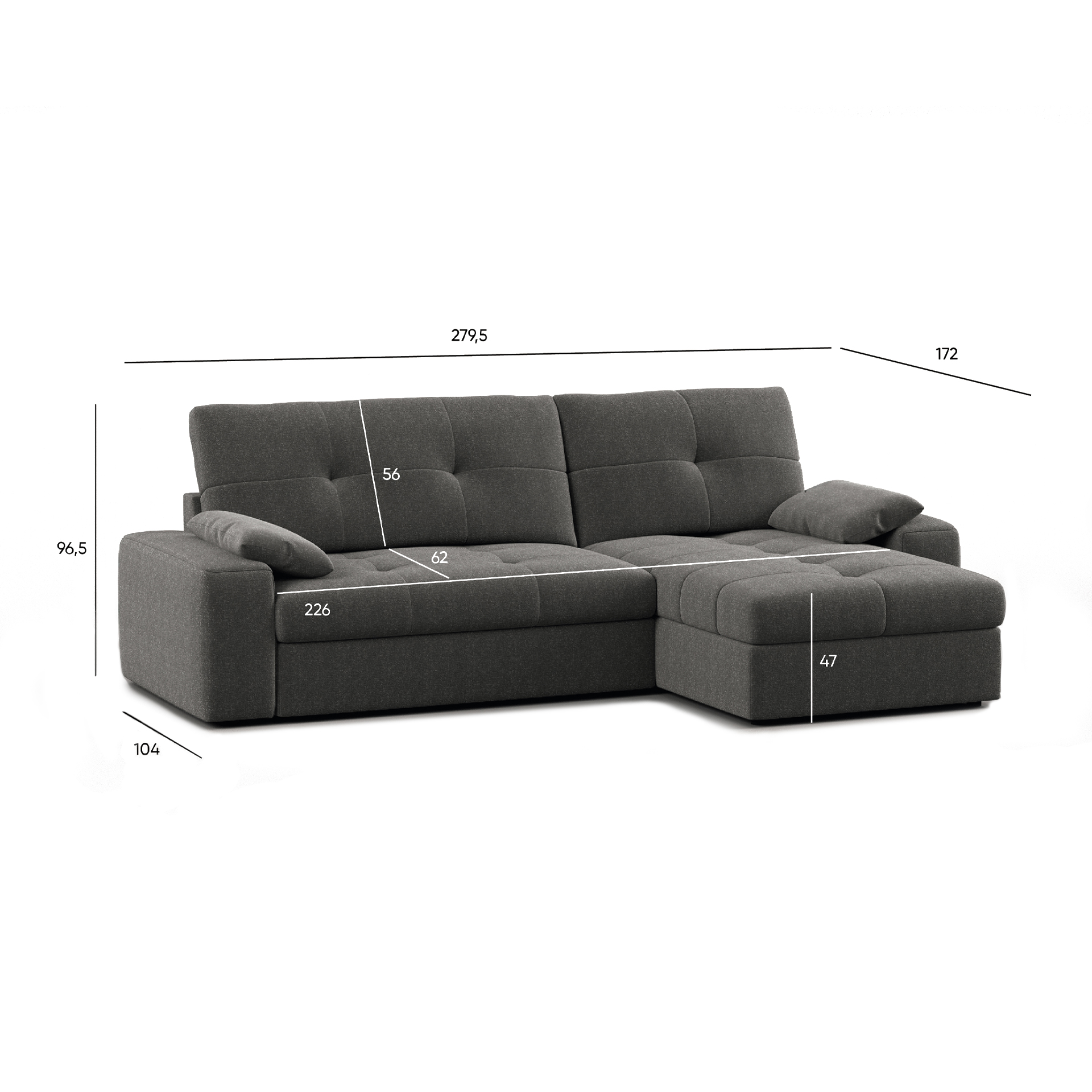 Sofa de chais JOM Juan