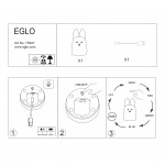 Luz presena EGLO 75947 Lebre