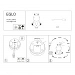 Luz presena EGLO 75945 Hipoptamo