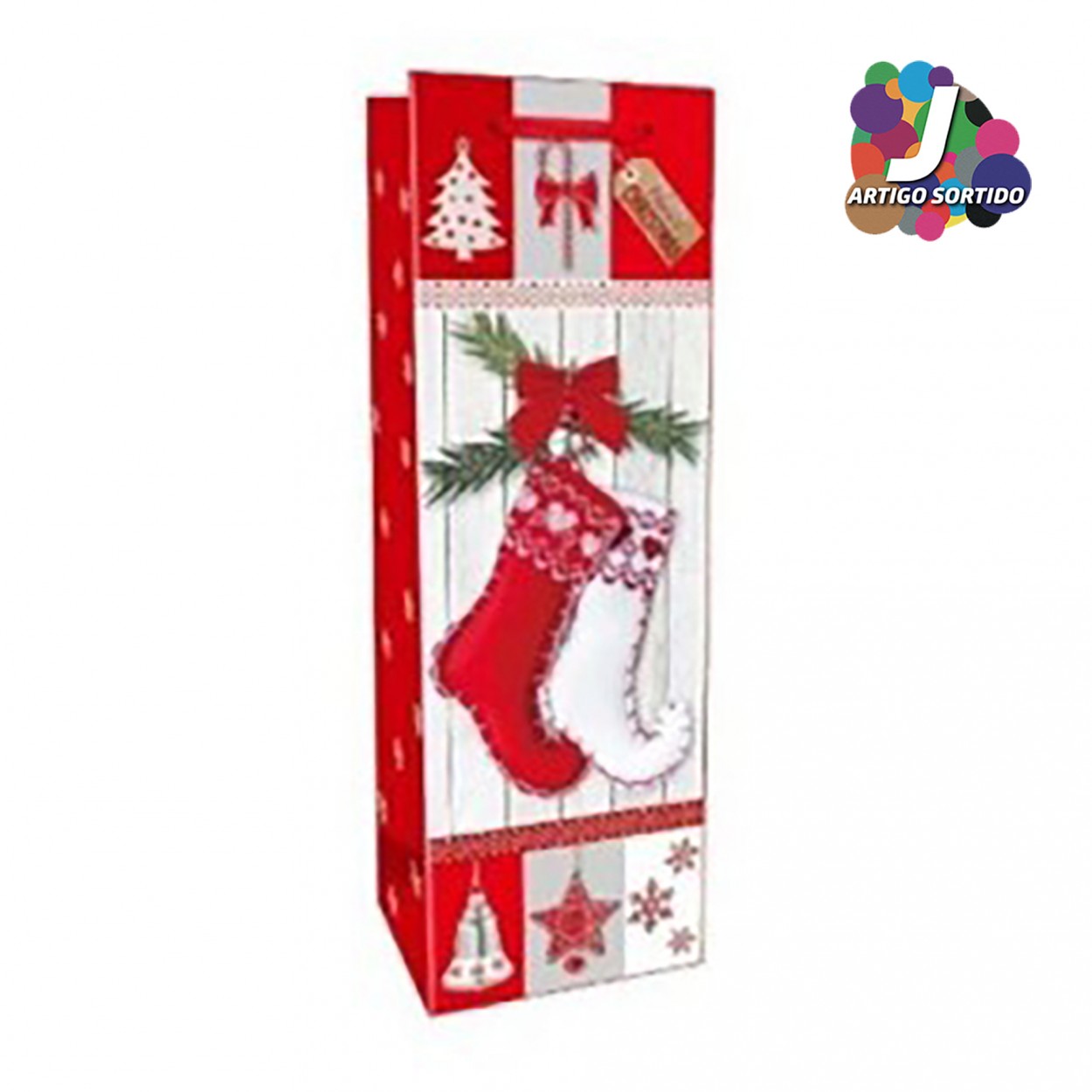 Saco para garrafa natal JOM 32504