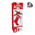 Saco para garrafa natal JOM 32504 Saco para garrafa natal JOM 32504