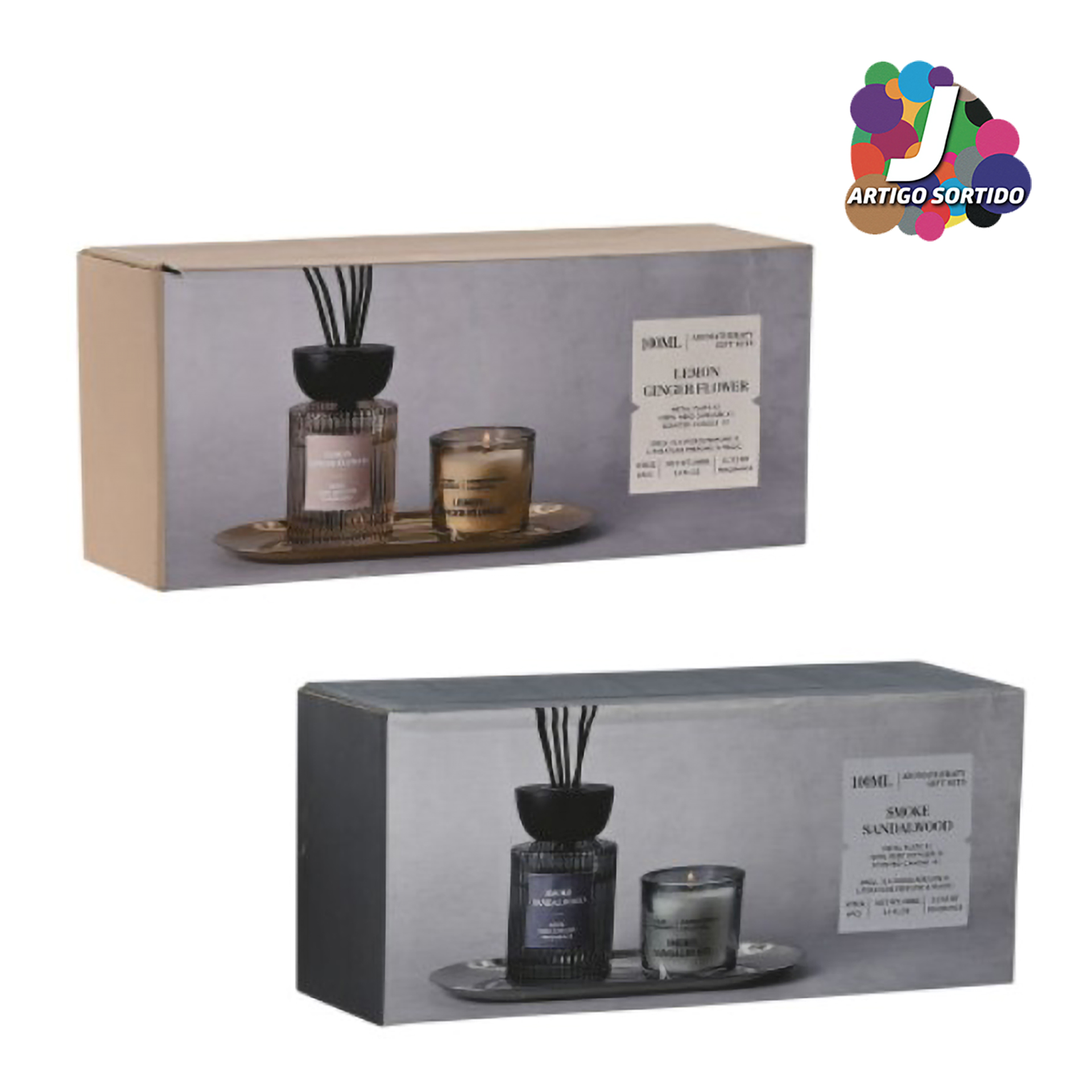 Conjunto 3 peças ambientador JOM VE-217266