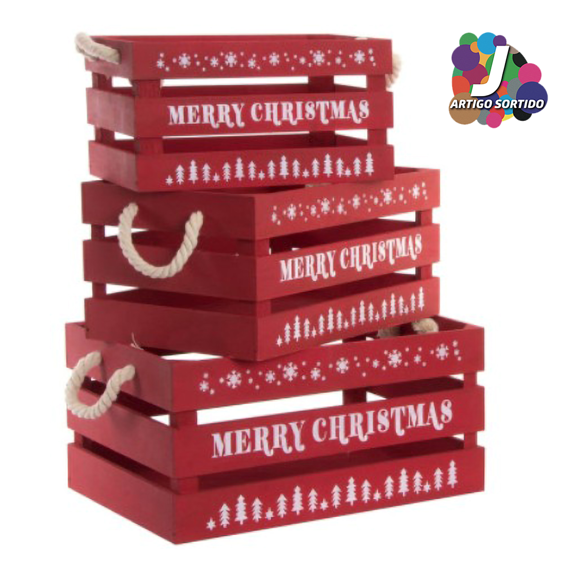 Conjunto 3 caixas JOM NV-184526