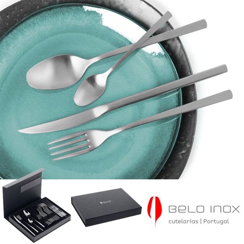 Faqueiro 24 pe�as BELO INOX NOMO