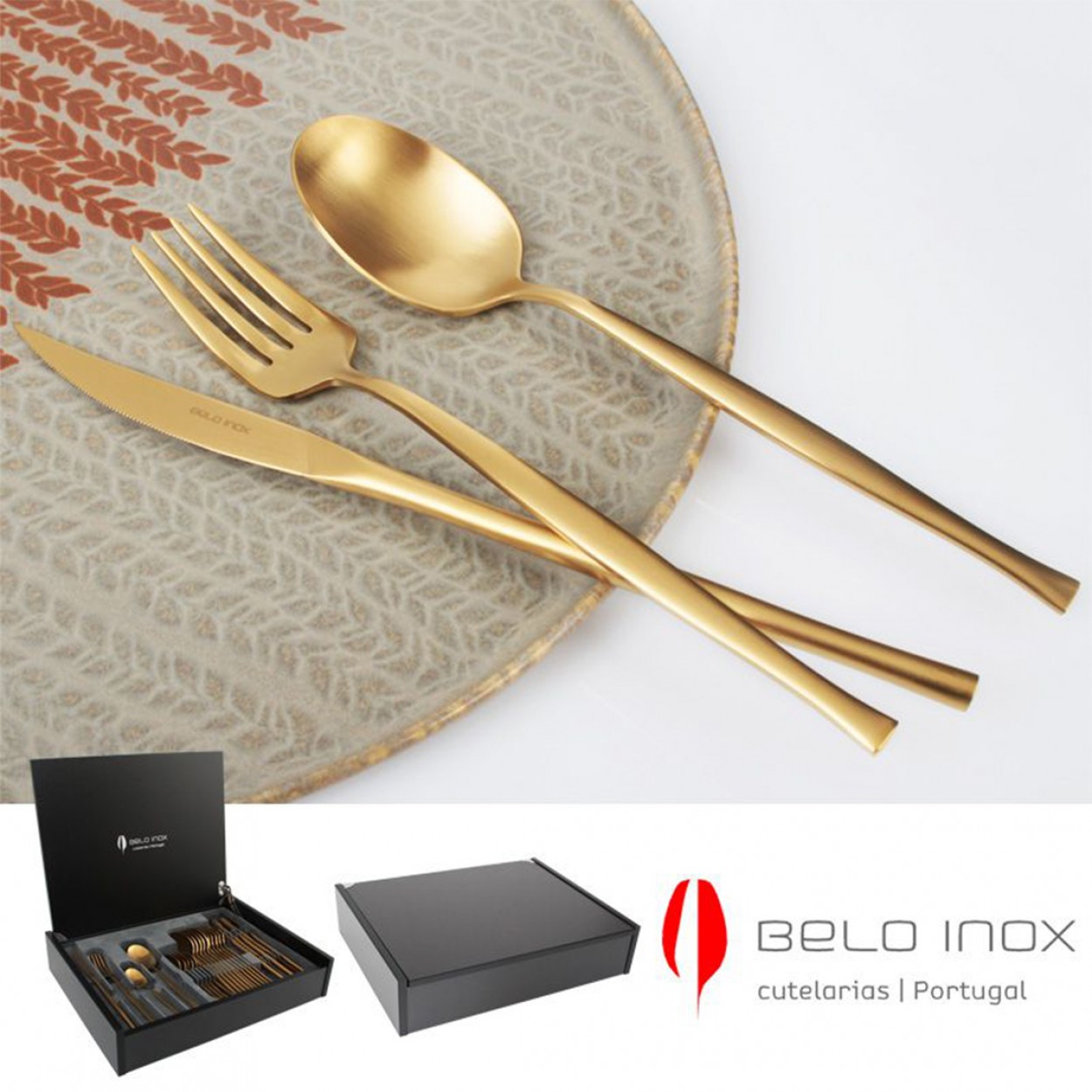 Faqueiro 24 Peas BELO INOX LUNA