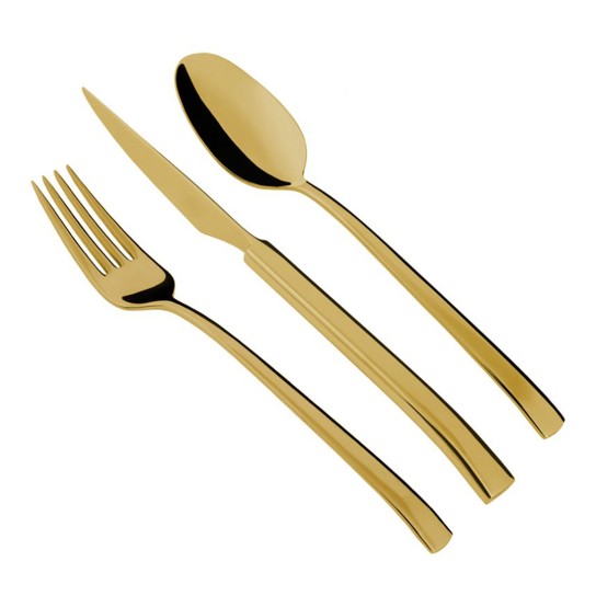 Faqueiro 28 pcs BELO INOX PREMIUM GOLD - Image product