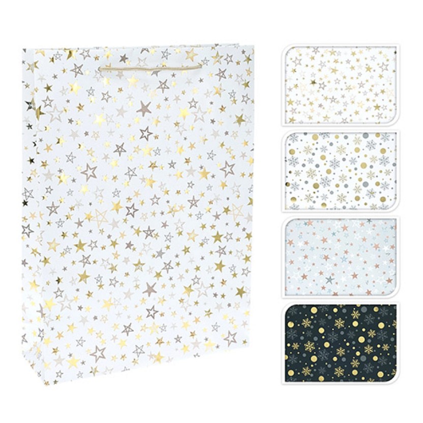 Saco papel anivers�rio JOM ABD110490 ESTRELAS