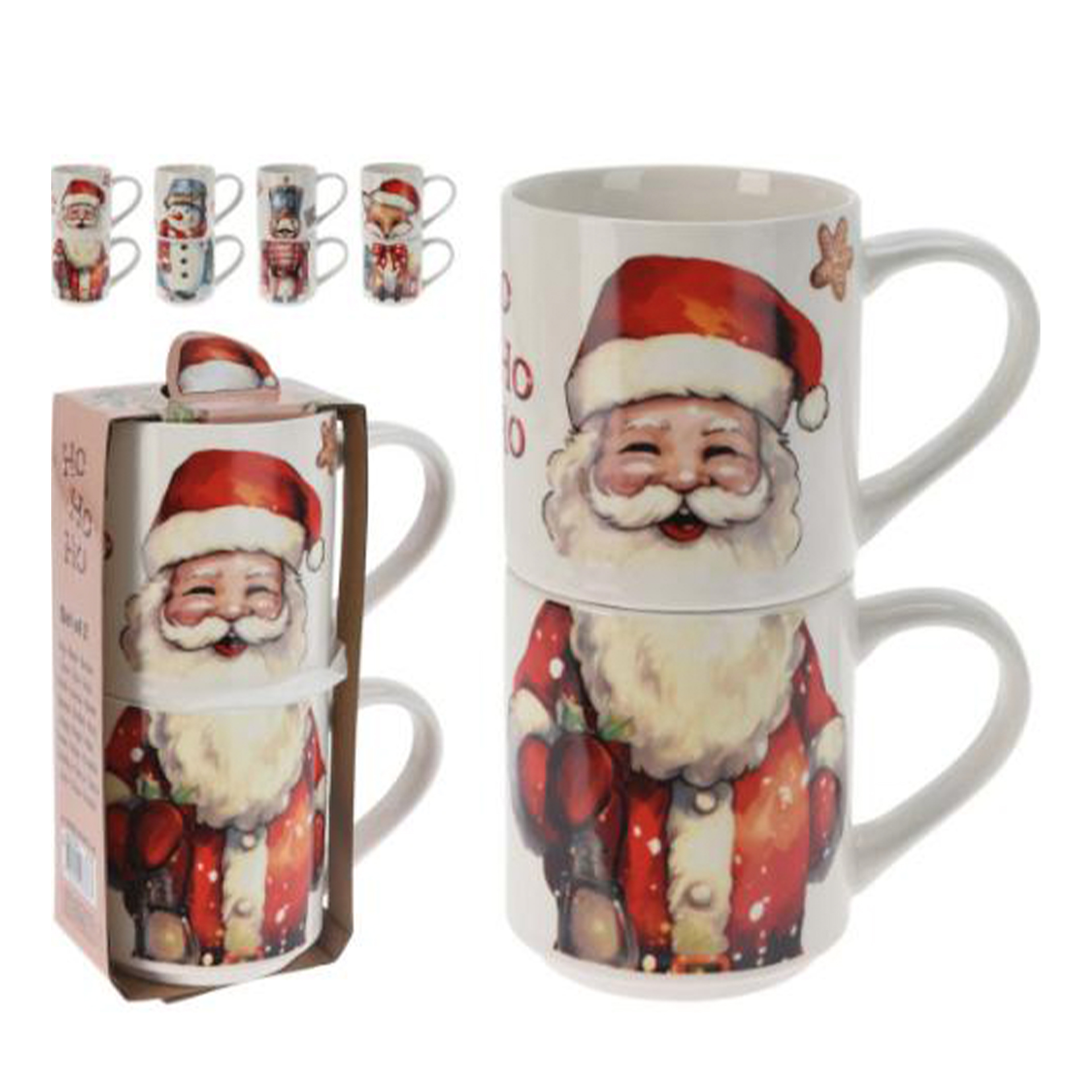 Conjunto 2 caneca JOM PAI NATAL AZD503300