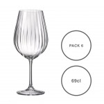 Conunto 6 copos BOHEMIA SARAH WATERFALL