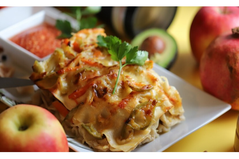 Receita de Lasanha de Legumes para fazer na sua máquina de cozinha Kenwood CCL401WH