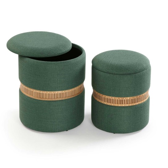 Conjunto 2 Puffs JOM 2205-0077 - Image product