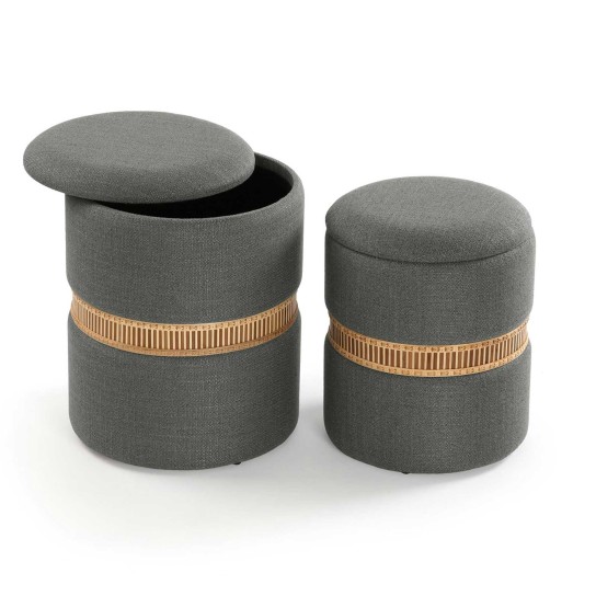 Conjunto 2 Puffs JOM 2205-0078 - Image product
