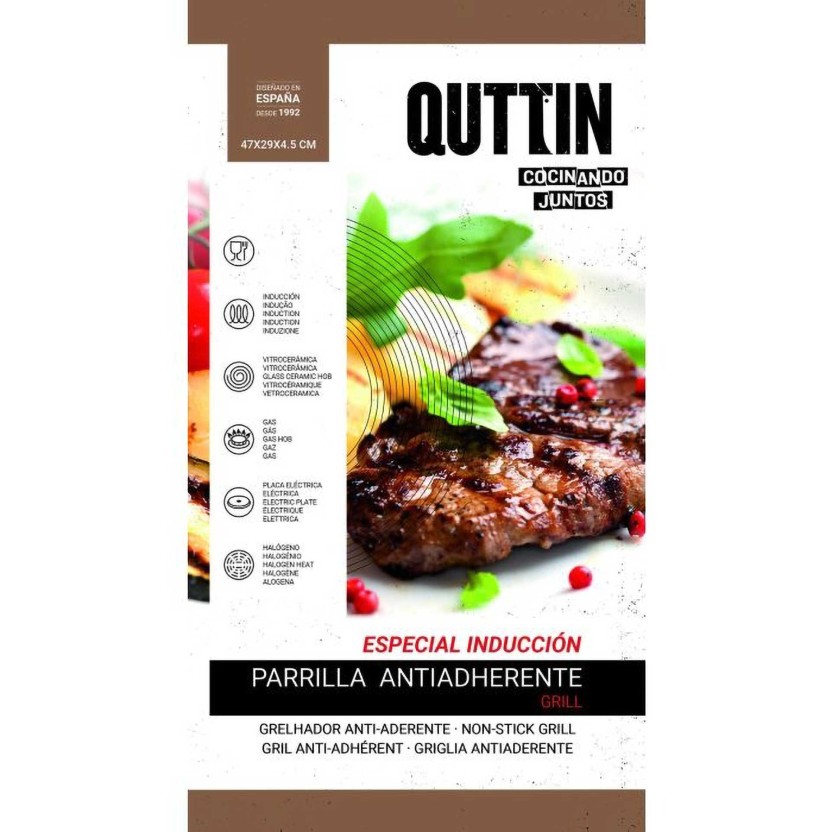 Grelhador com pega QUTTIN BQ06023777357