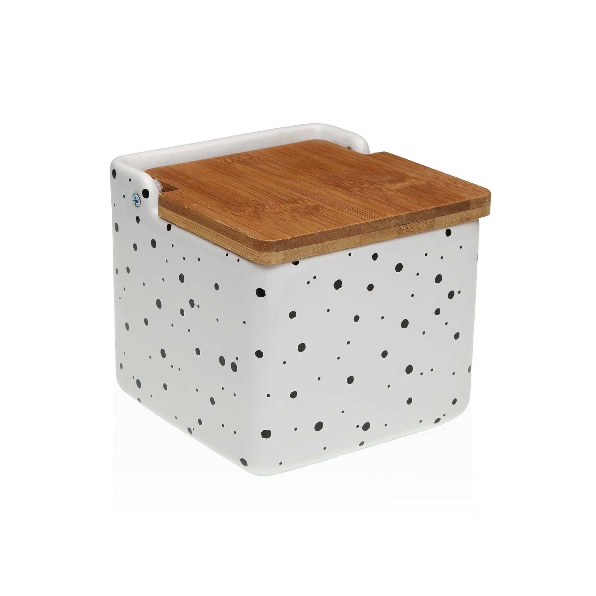 Saleiro com tampa bambu JOM 2144-0562 SPECKLE