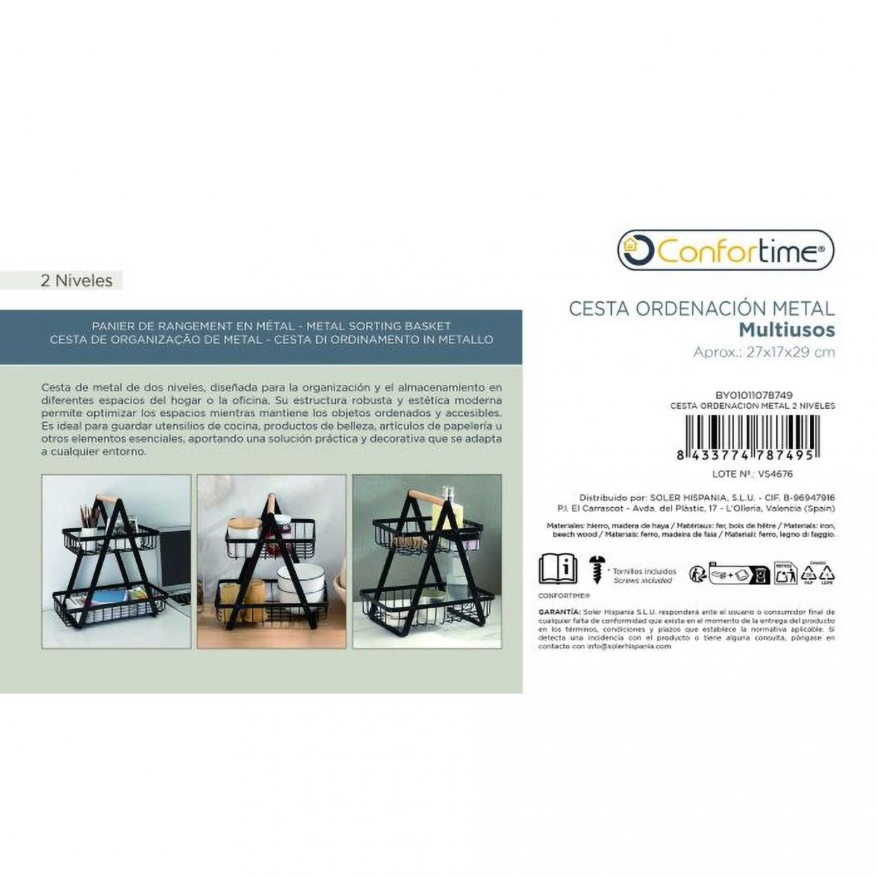 Fruteiro duplo JOM 23481