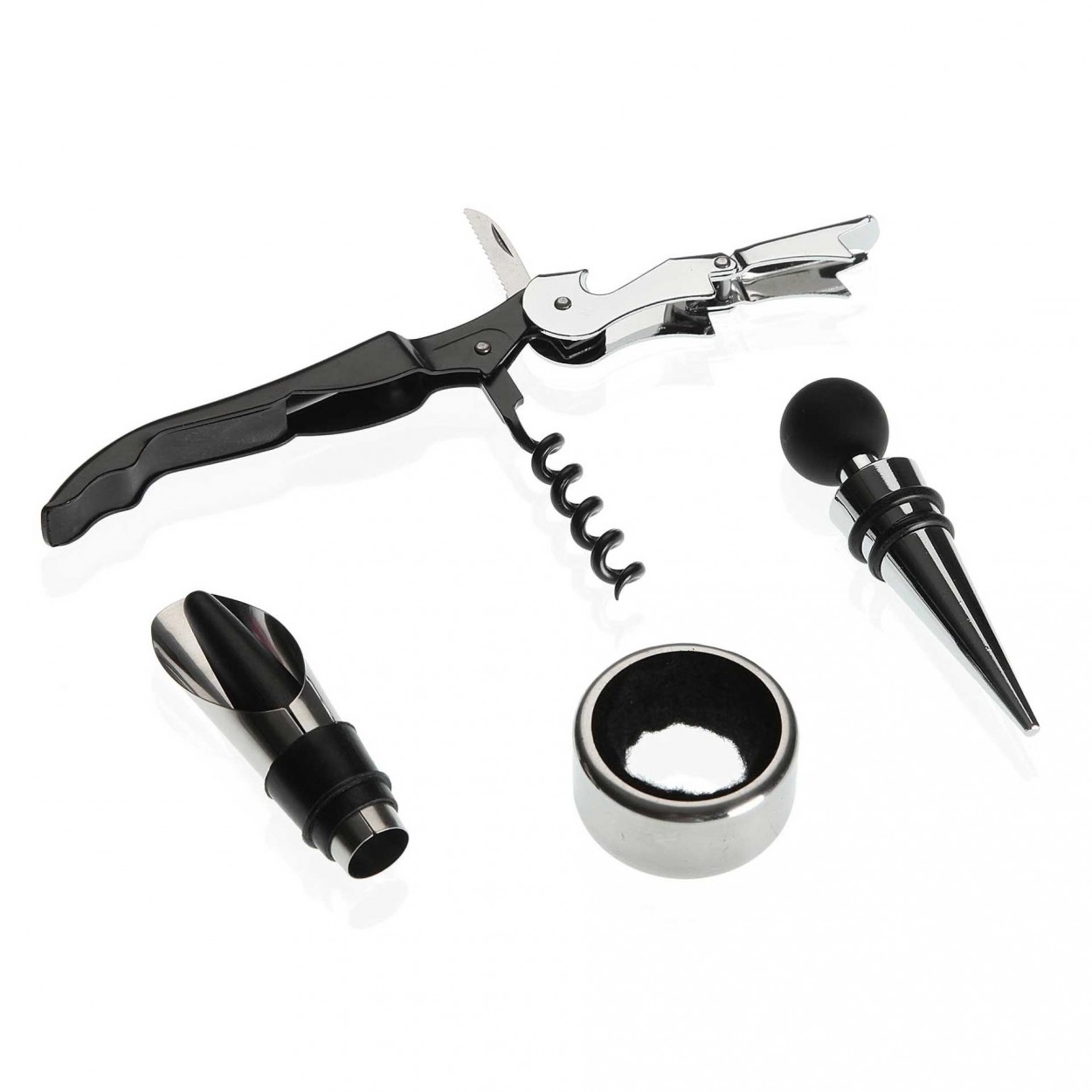 Conjunto 4 acessrios vinhos JOM 2122-0107