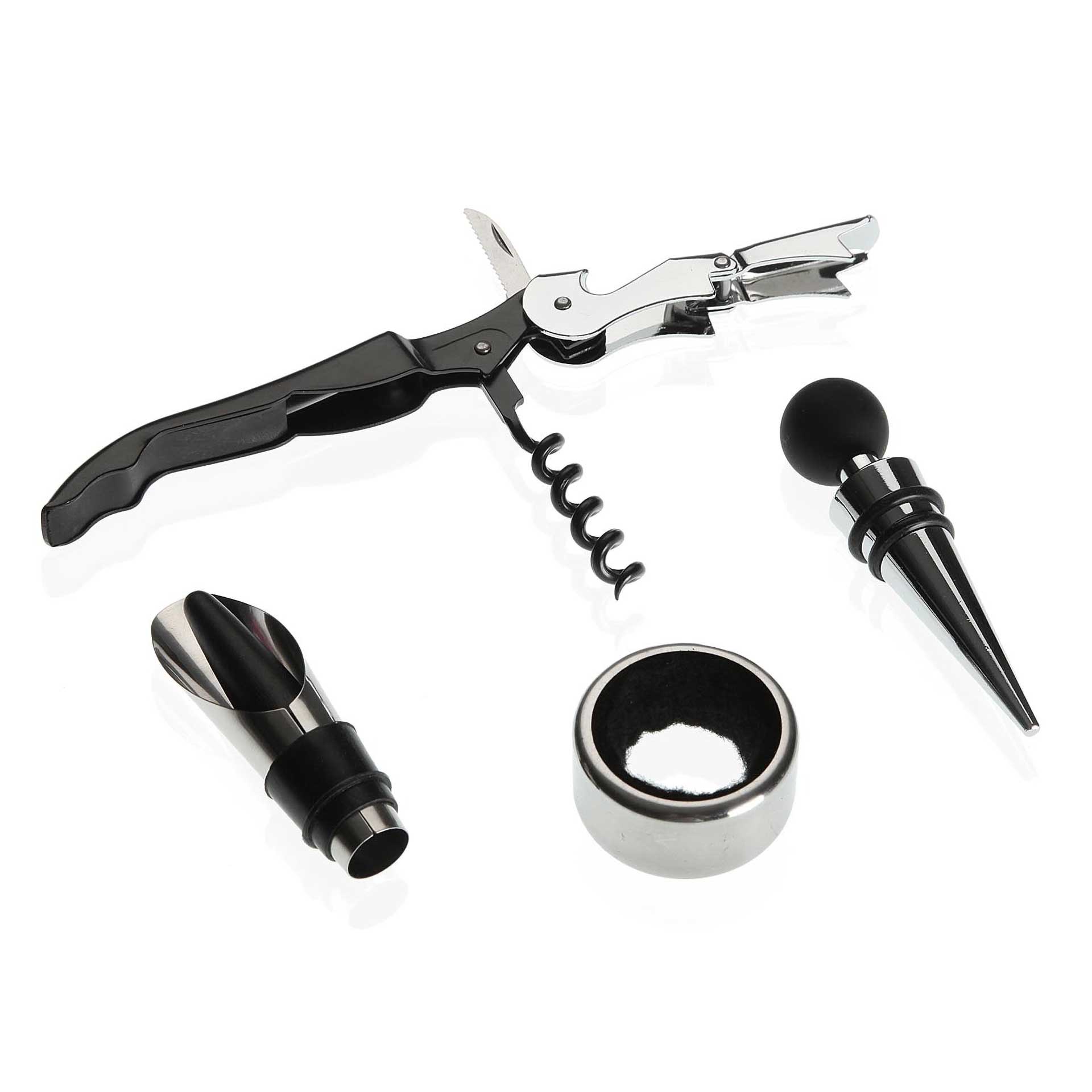 Conjunto 4 acessórios vinhos JOM 2122-0107