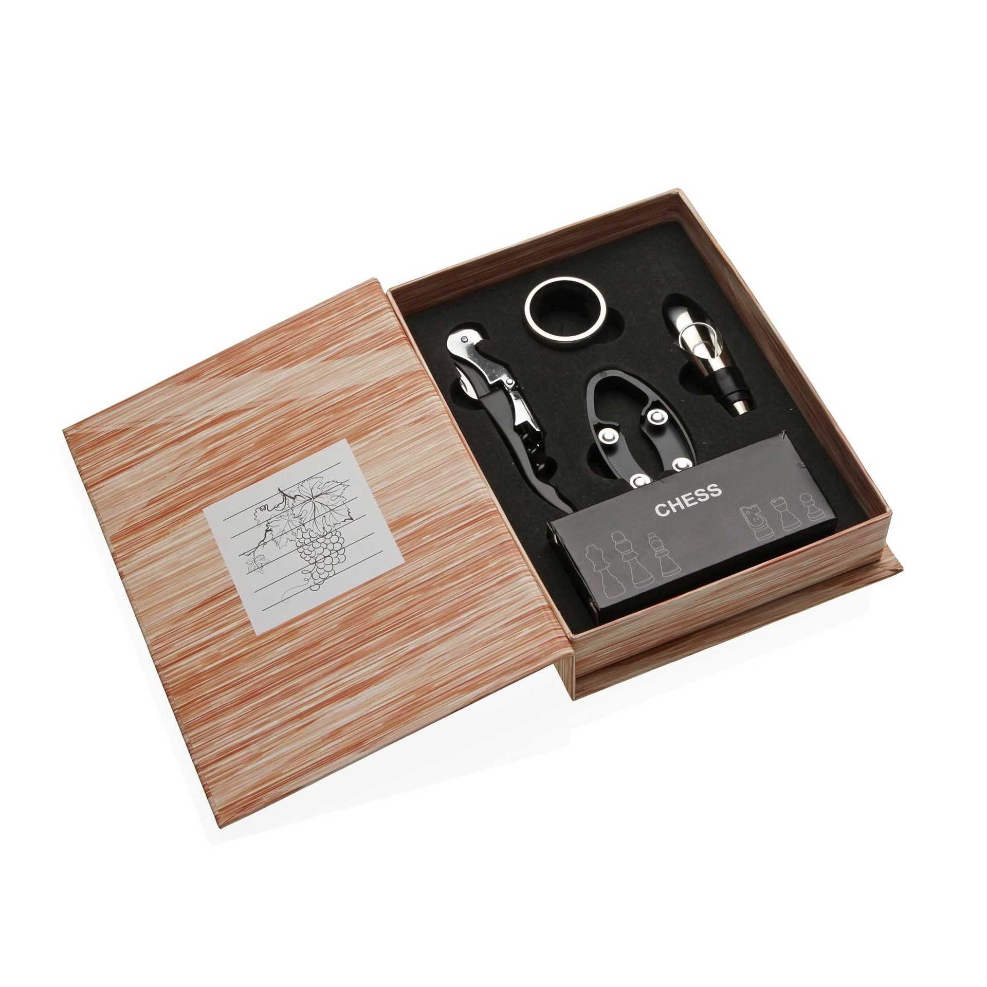 Conjunto 4 acessórios vinhos JOM 2122-0107