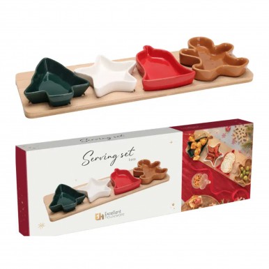 Bandeja 4 taçs aperiivo JOM XMAS 278001110 Bandeja 4 taçs aperiivo JOM XMAS 278001110