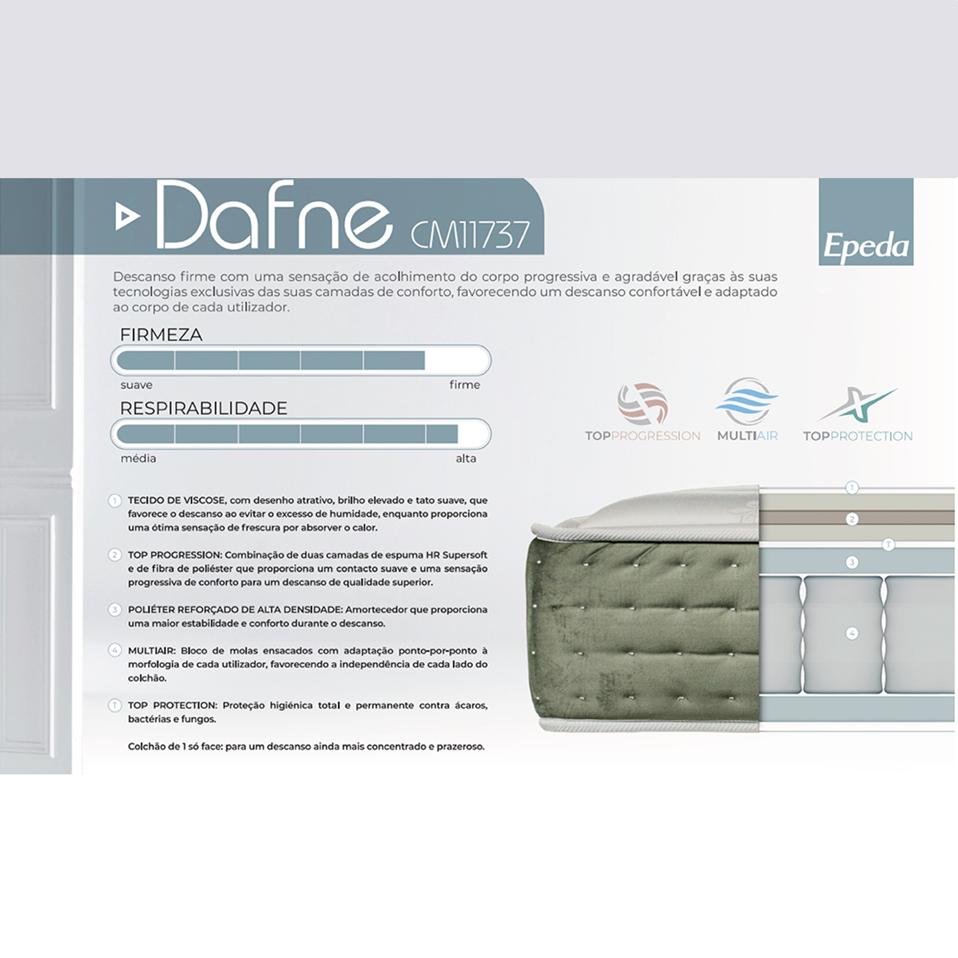 Colchão EPEDA DAFNE CM11737