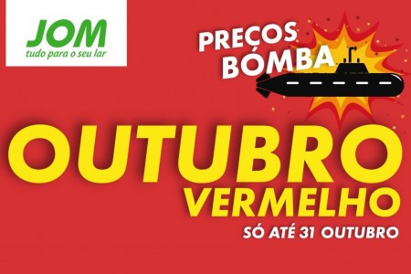 Novo folheto JOM: como (re)decorar a casa com os preços bomba de outubro Novo folheto JOM: como (re)decorar a casa com os preços bomba de outubro