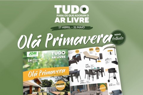 Novo folheto JOM: Olá Primavera