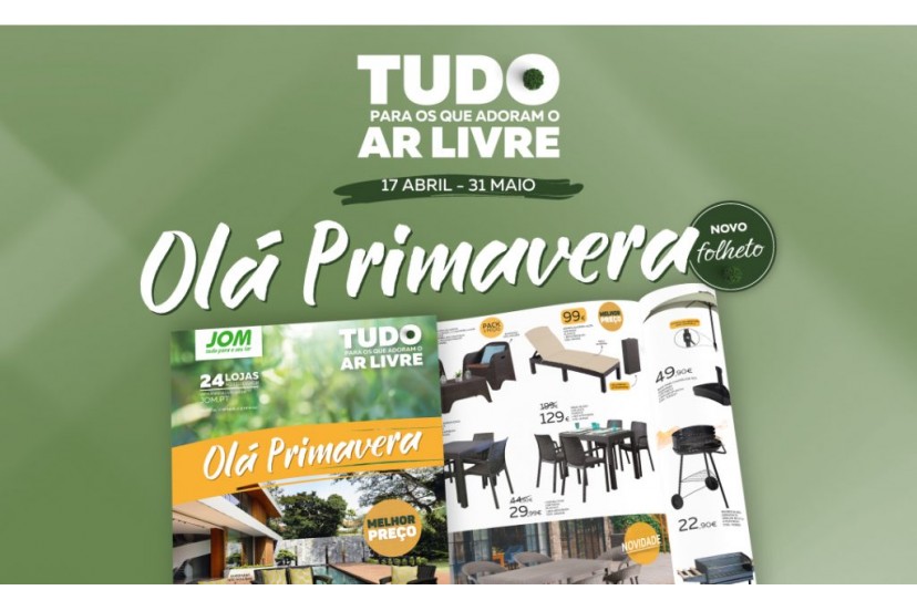 Novo folheto JOM: Olá Primavera