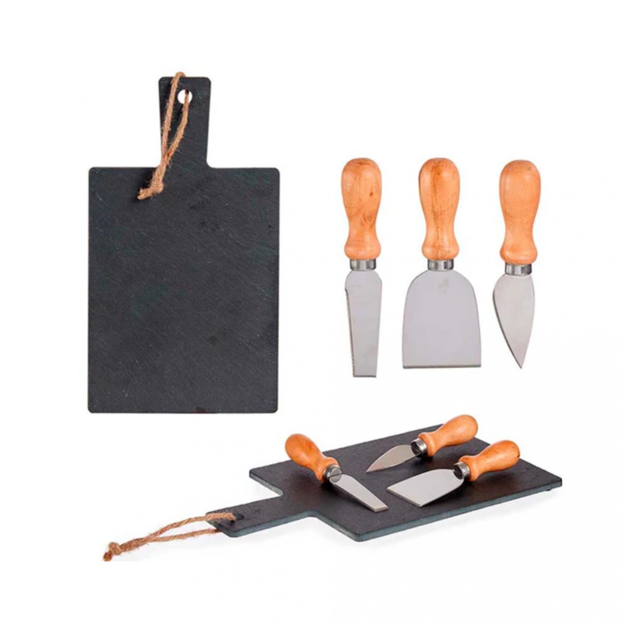 Tbua queijo com 3 facas JOM 210000700