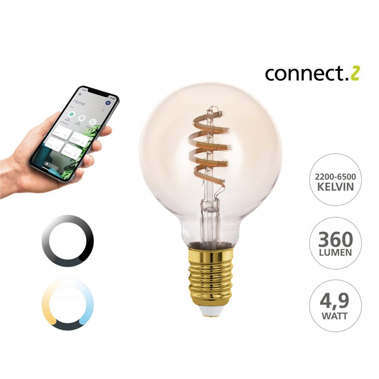 Candeeiro aplique EGLO 74173 OLGIATA-E