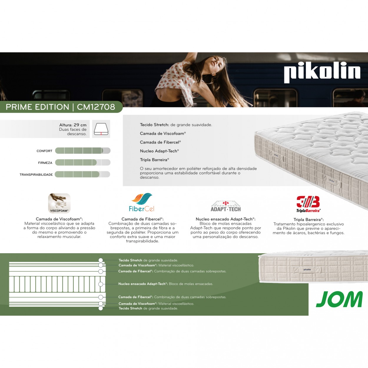 Colch�o PIKOLIN Prime Edition