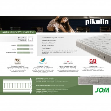 Colch�o PIKOLIN Aura Pocket