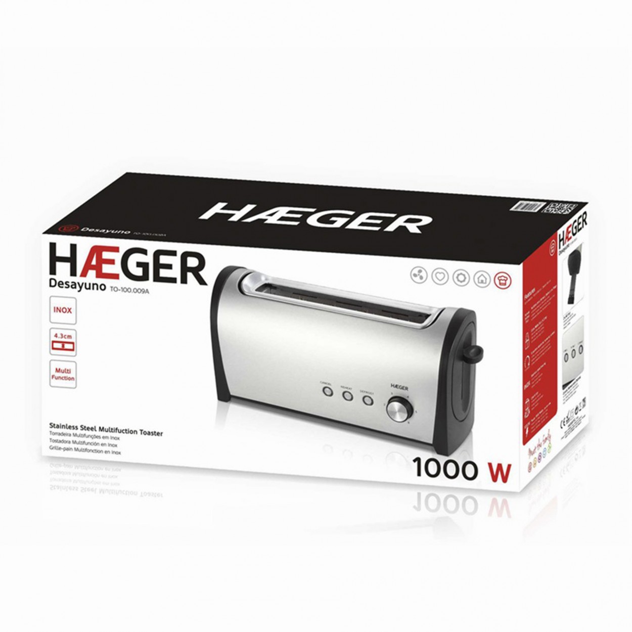 Torradeira HAEGER TO-100.009A