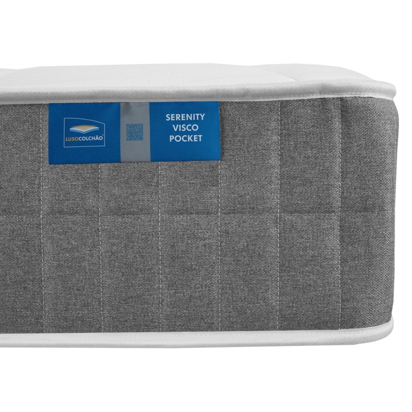 Colch�o enrolado LUSOCOLCH�O Serenity Visco Pocket