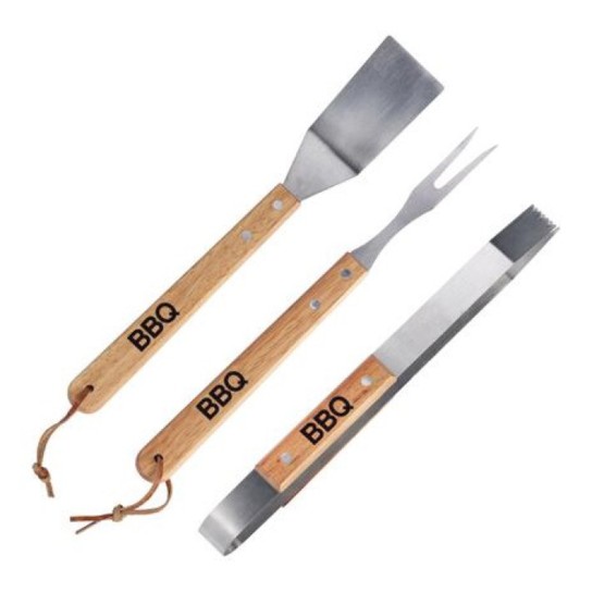 Conj. 3 utensilios churrasco JOM ALPINA - Image product