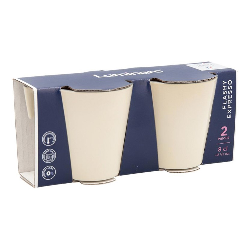 Conjunto 2 ch�venas caf� Luminarc NORDIK