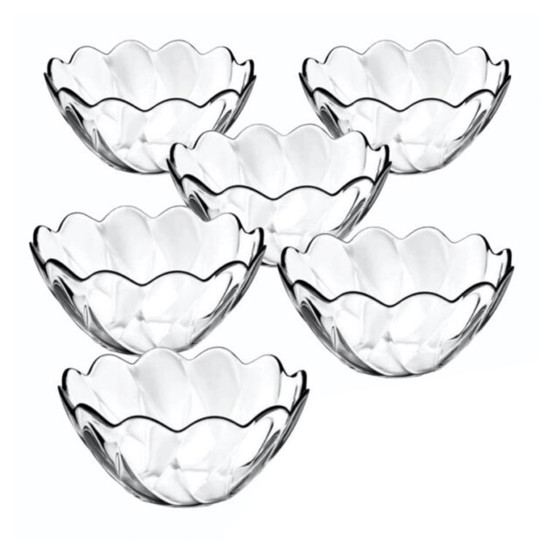 Conjunto 6 saladeiras PASABAHCE HASIR 1110030 - Image product