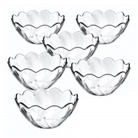 Conjunto 6 saladeiras PASABAHCE HASIR 1110030