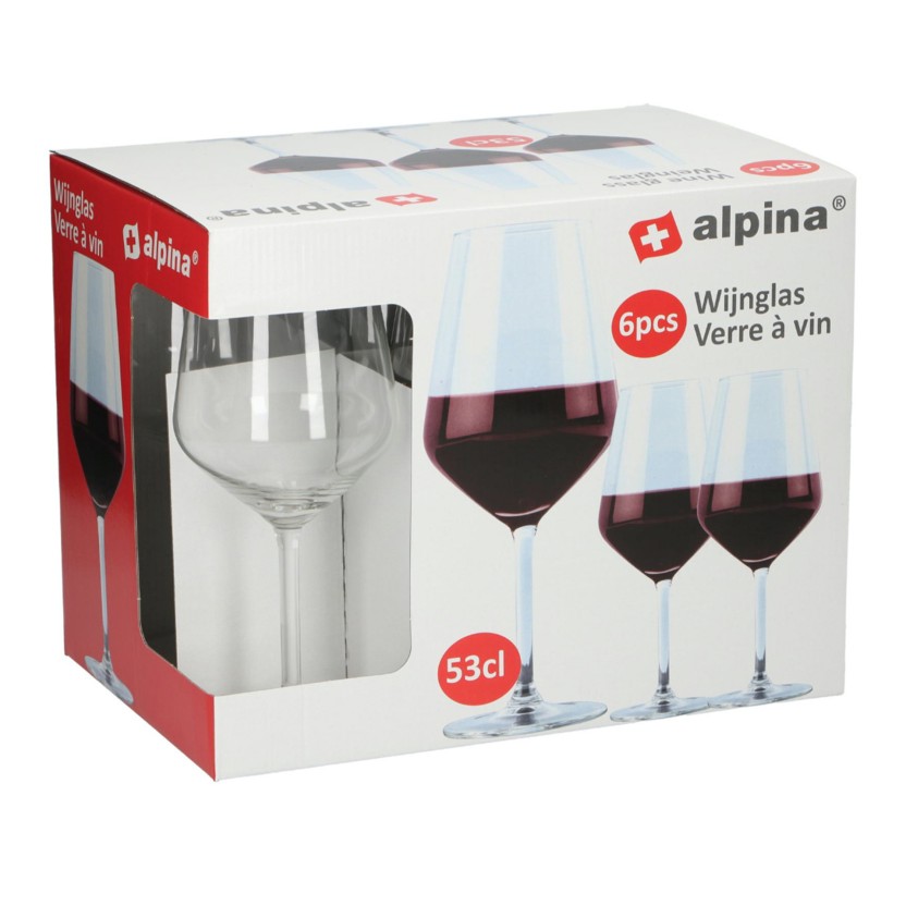 Conjunto 6 copos 53CL JOM ALPINA
