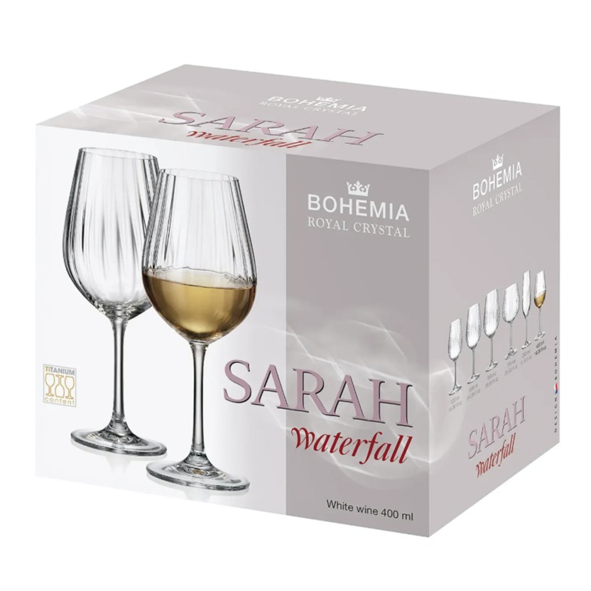 Conjunto 6 copos BOHEMIA SARAH WATERFALL